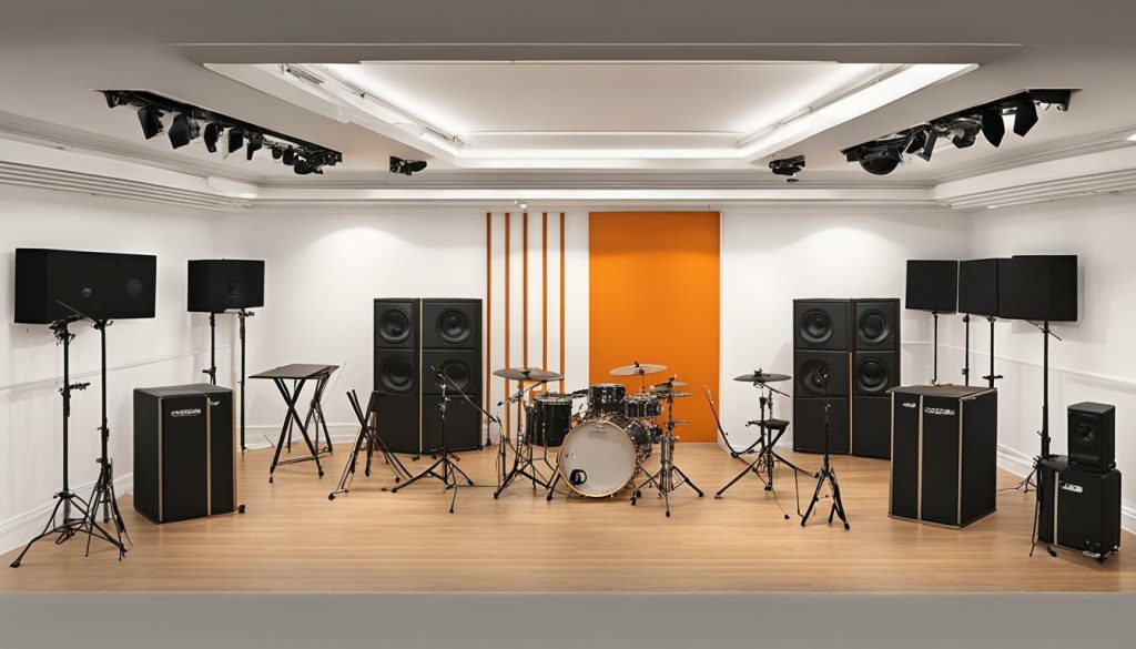 traitement acoustique pour améliorer l'acoustique des studios